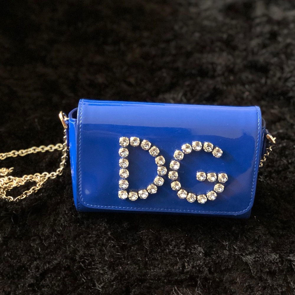 Dolce & Gabbana Girls Patent Leather Shoulder Bag